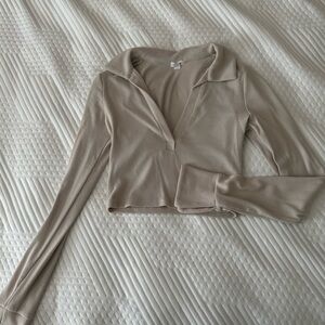 Garage Cropped Longsleeve Top